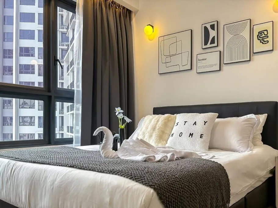 Apartment Agile Bukit Bintang Dark Grey Aesthetic Home Near Trx, Pavilion Kuala Lumpur Malaysia