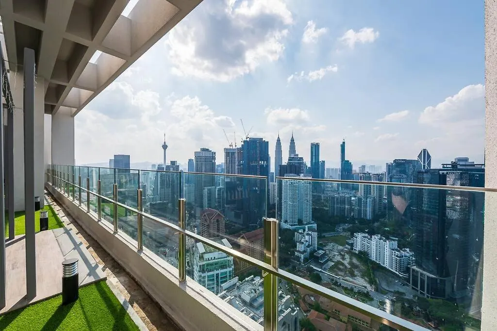 Apartment Agile Bukit Bintang Dark Grey Aesthetic Home Near Trx, Pavilion Kuala Lumpur